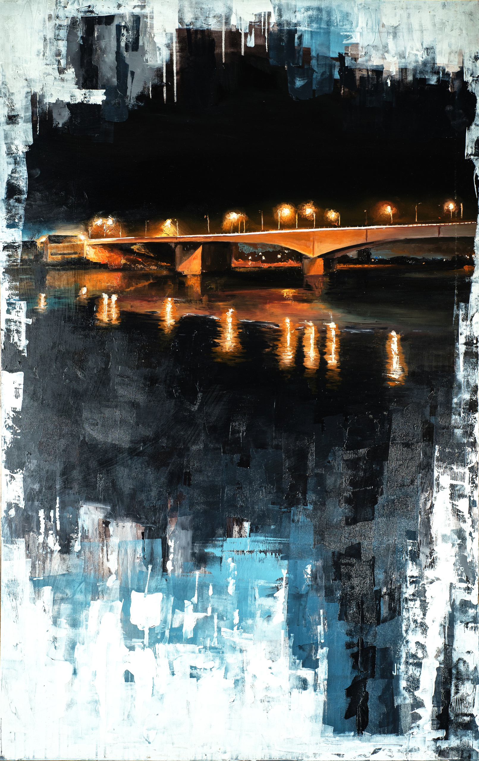 Calle Calle - Tecnica mixta sobre aglomerado - 120x70