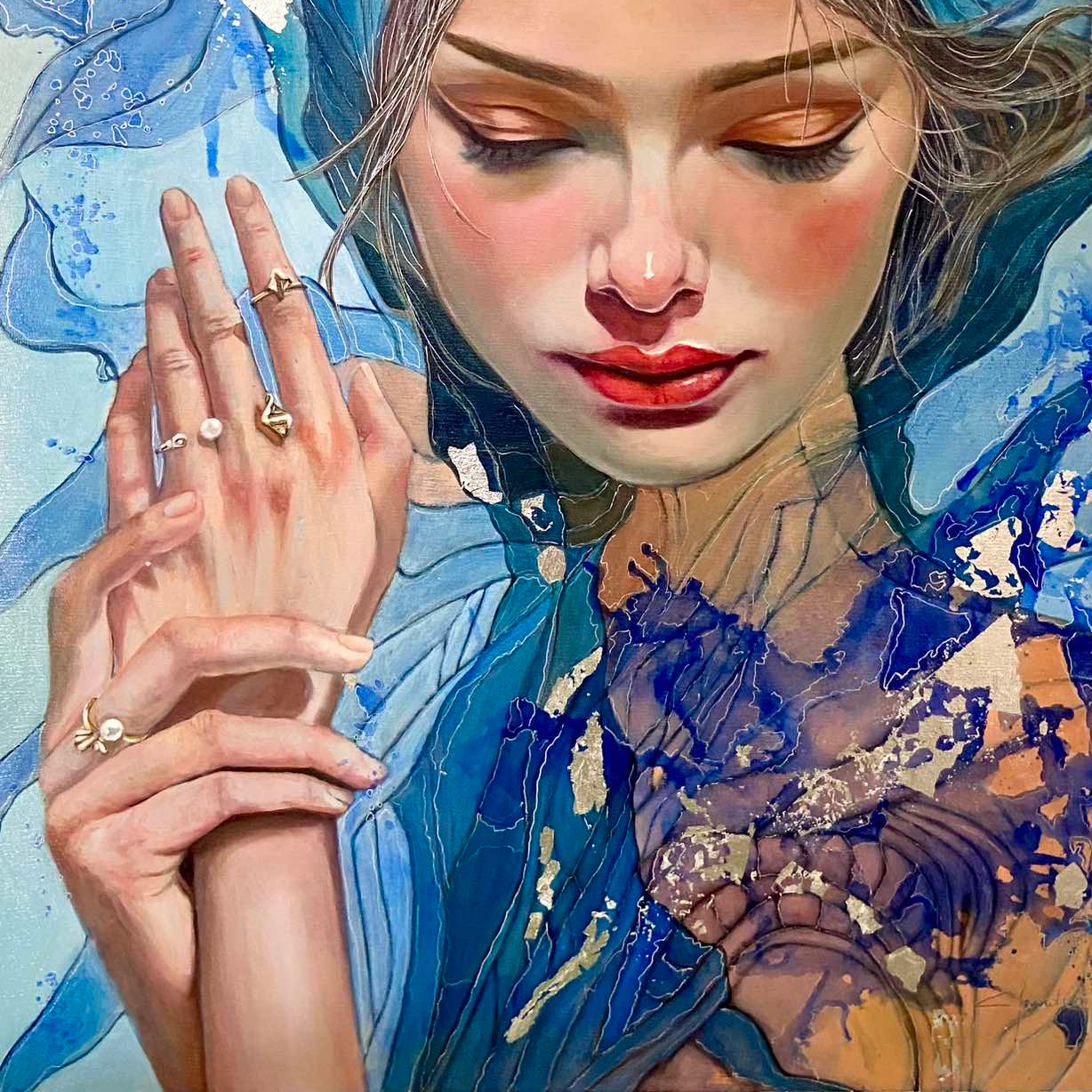 Transparencias VI - La dama de los tules azules - Imagen 2
